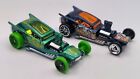 Hot Wheels Lot of 2 Fangulas Green and Midnight Blue 1:64 Loose