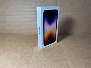 Apple iPhone SE3, 4.7", 64GB, Prepaid Verizon , Midnight Black - SEALED - Afbeelding 1 van 4