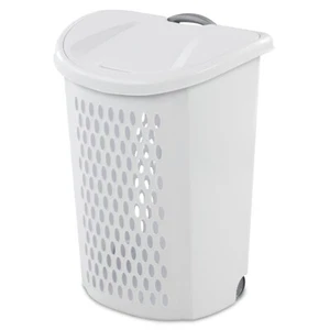 Sterilite 1227 Ultra™ Wheeled Hamper Plastic, White - Picture 1 of 1