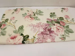 vintage Fabric TEXTIL, rose arthur sanderson & sons limited 1984 SOVILLA - Zdjęcie 1 z 7