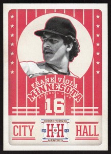 2013 Panini Hometown Heroes City Hall  Frank Viola #CH1 Minnesota Twins