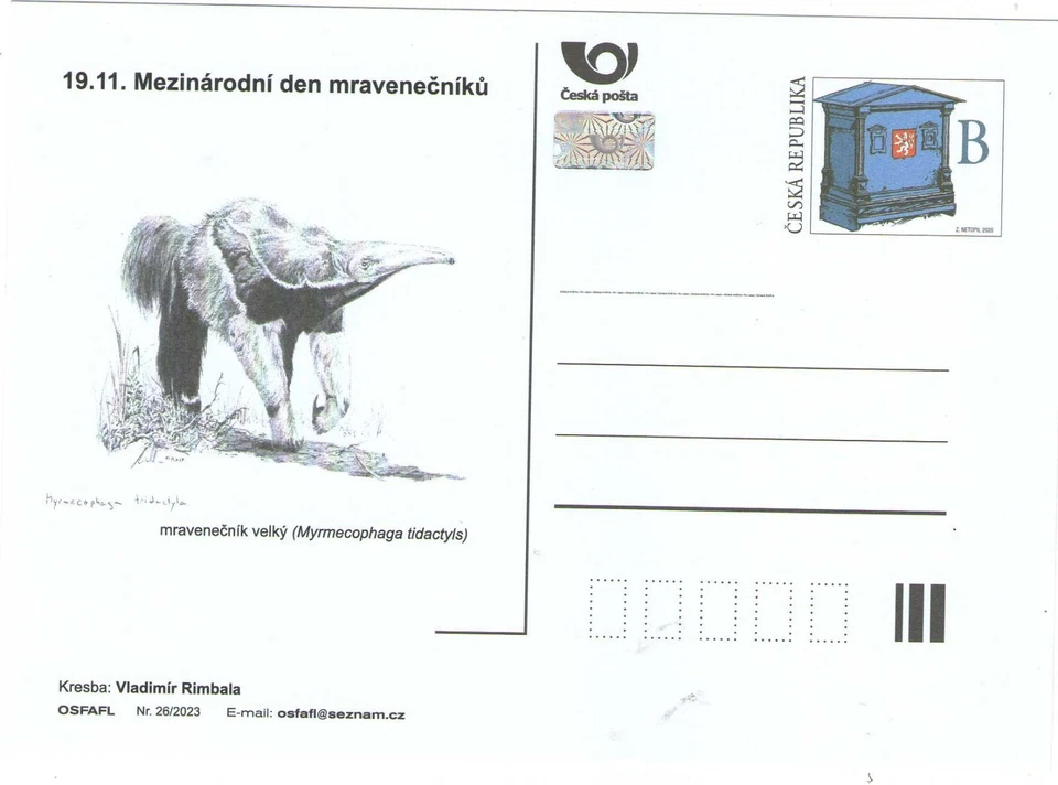 Czech Republic  2023 - International day of ant-eater - Image 1 of 1