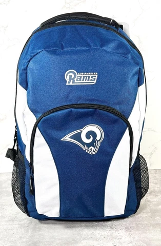 Los Angeles Rams Vintage Blue White Backpack School NFL Football Size 19x13x6 Cover