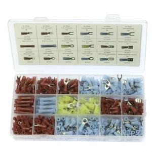 510 Pcs Semi Transparent Nylon Insulated Assorted Electrical Wiring Connectors - Picture 1 of 3