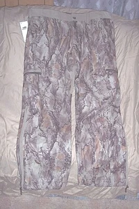 Mens 2X Camo Pants Windproof Fleece Pants Camo Hunting Pants Non Insulated Pants - Picture 1 of 7