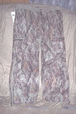 Mens 2X Camo Pants Windproof Fleece Pants Camo Hunting Pants Non Insulated Pants - Image 1 of 4