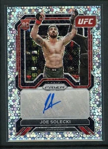2023 JOE SOLECKI AUTO PANINI PRIZM UFC DISCO ROOKIE RC SUPERSTAR AUTOGRAPHS - Picture 1 of 2