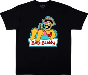 Bad Bunny T-Shirt El Conejo Malo Simpson Un Verano Sin ti Tee - Picture 1 of 2