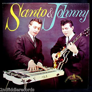 SANTO & JOHNNY-Self Titled 1959 Rock Instrumental Album-CANADIAN AMERICAN #1001 - Picture 1 of 4
