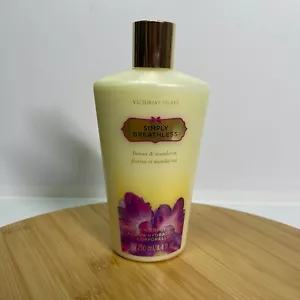 Victorias Secret Simply Breathless Hydrating Body Lotion 8.4 Oz Freesia Mandarin - Picture 1 of 6