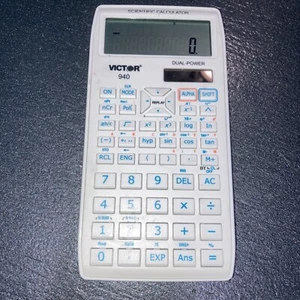 Victor 940 10-Digit Advanced Scientific Calculator with 2 Line Display, Battery  - Picture 1 of 4