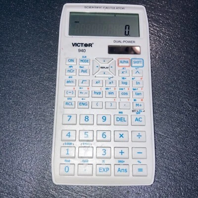 Victor 940 10-Digit Advanced Scientific Calculator with 2 Line Display, Battery  - Image 1 of 4