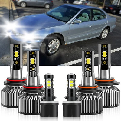 Para Saturn LW2 2000-2000 LED Faro Alto Bajo Luz Antiniebla Kit 6500K Foto 1 de 4