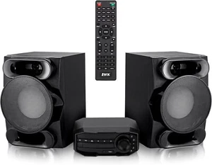 Bluetooth Stereo System for Home with CD Player, MP3, USB, Audio in, FM Radio, - Picture 1 of 8