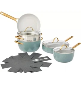 GreenPan Reserve 10-piece Ceramic Non-Stick Anodized Aluminum Cookware Set - Picture 1 of 5