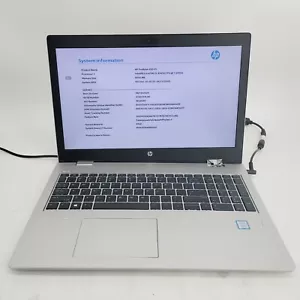 HP ProBook 650 G5 Core i5 8265U 1.6GHz 8GB RAM 500GB SSD 15.6" - **BOOT TO BIOS - Picture 1 of 20