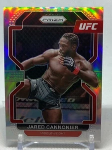 Jared Cannonier 2022 Panini Prizm UFC Vertical Base Silver Parallel  - Picture 1 of 2