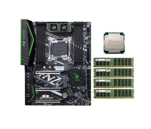 Intel x99-F8 Motherboard Intel Xeon E5-2696v3 18c/36t 2.3GHz 32GB 2133MHZ DDR4 - Imagen 1 de 6