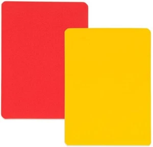 Champion Sports Referee Cards (Includes 1 red and 1 yellow referee card) tarjeta - Picture 1 of 2