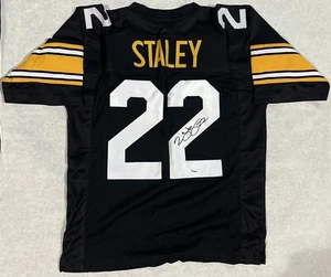NEW Signed CUSTOM Sewn Stitched Duce Staley Black Jersey - XL TRI STAR HOLOGRAM - Picture 1 of 3