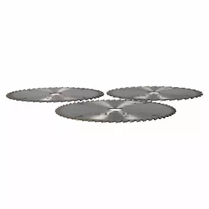 Paquete de 3 - 160 mm x 20/16 mm hoja de sierra circular TCT 36T 48T 60T corte de madera - Imagen 1 de 3