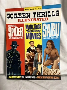 SCREEN THRILLS ILLUSTRATED. #8. MAY 1964. SABU, MARX BROS, JIMMY STEWART. - Picture 1 of 8