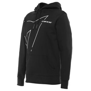 DAINESE OUTLINE HOODIE DAINESE BLACK/GLACIER-GRAY 3XL