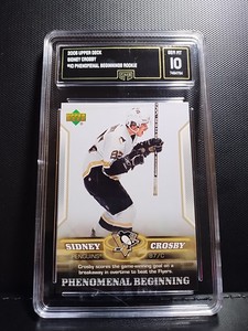 2005-06 Upper Deck Phenomenal Beginning Sidney Crosby #10, GMA 10