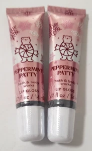 Lote de 2 Brillos Labiales Bath & Body Works PEPPERMINT PATTY SELLADO 0,47 Fl. Oz - Imagen 1 de 4