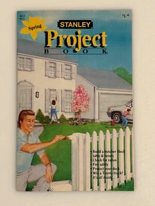 Vintage Spring 1991 Stanley Project Book DIY Do-it-Yourself Home Improvement - Picture 1 of 4