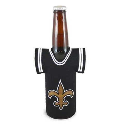 New Orleans Saints Jersey Bottle Cooler, NFL Coozie Koozie Coolie Cover