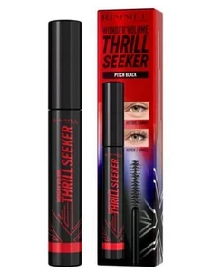 Rimmel Wonder Volume Thrill Seeker Mascara 002 Pitch Black - Picture 1 of 3