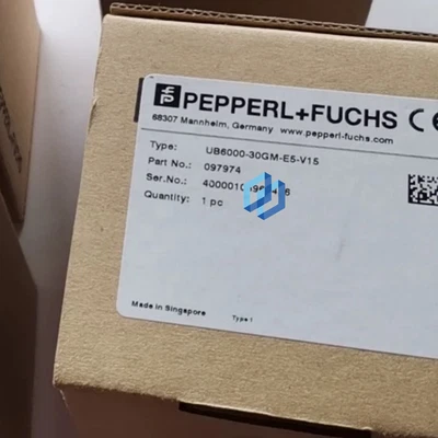 Pepperl+Fuchs UB6000-30GM-E5-V15 Ultrasonic Sensor Brand NEW - Image 1 of 4