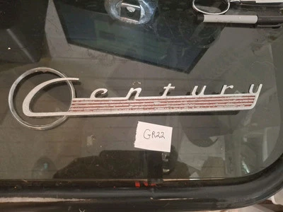 VINTAGE 1955 BUICK CENTURY EMBLEM NAMEPLATE SCRIPT OEM GM - Image 1 of 3