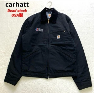 Dead Stock USA Made Carhartt Detroit Jacket 125th Anniversary Black Tall M - Picture 1 of 13