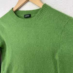 J.CREW Pullover Damen XS Kaschmir Pulli Rundhals Langarm Pulli Grün - Bild 1 von 12