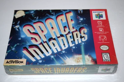 Space Invaders Nintendo 64 N64 Video Game New in Sealed Shrinkwrapped Box - Image 1 of 2