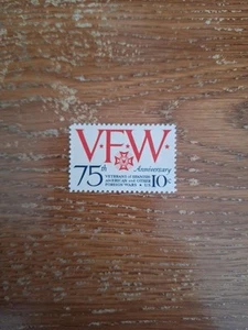 VFW 75th Anniversary 10 Cent Stamp , Scott #1525 MNH - Picture 1 of 1