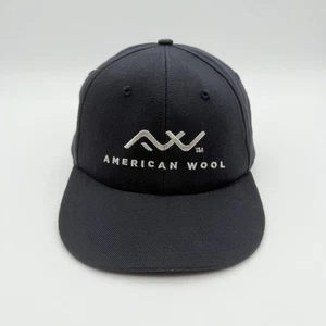 Unionwear American Wool Hat Navy OS Baseball Cap Adjustable Union Made USA - Picture 1 of 8