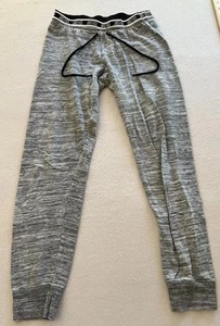 Justice Jogger Pants Girls 10 Gray Elastic Drawcord Waist Tapered Leg Pull-On - Picture 1 of 10