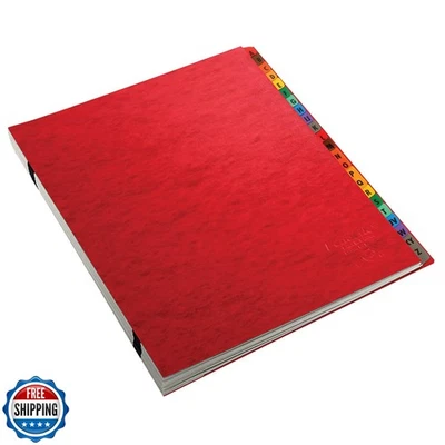 Pendaflex Expanding Desk File, Alphabetic (A–Z), Letter Size, Red, Each (1101 - Image 1 of 4
