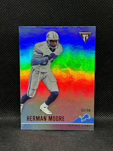 2001 Pacific Private Stock Titanium - Herman Moore #46 Red /58 - Picture 1 of 2