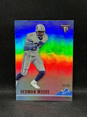 2001 Pacific Private Stock Titanium - Herman Moore #46 Red /58 - Image 1 of 2