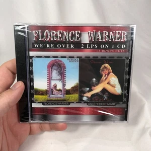 FLORENCE WARNER - We're Over - HER FIRST 2 LPS on CD w Another Hot Night -NEW CD - Foto 1 di 3