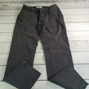 Beanpole Chino Pants Mens Small Gray Straight Leg Flat Front Bike Repair Shop - Picture 1 of 11