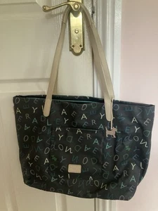 RADLEY LONDON GROSSE BEUTELTASCHE SCHULTERTASCHE ROBUST CANVAS LEDERRIEMEN? GUTER ZUSTAND - Bild 1 von 11