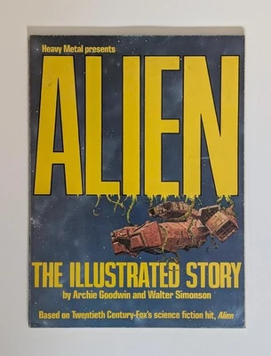 ALIEN 1979 USA 1st Edition Heavy Metal the Illustrated Story Paperback BooK - Image 1 of 4