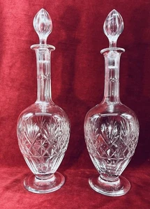 SAINT LOUIS MASSENET 2 CRYSTAL DEKANTER KARAFFE WEINKARAFFE WASSER KRISTALL GRÖSSE - Bild 1 von 11