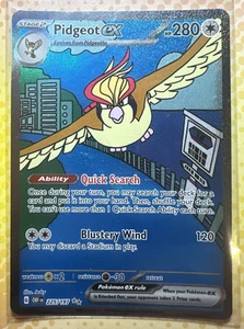Pokémon TCG Pidgeot EX Sv03: Obsidian Flames 225/197 Holo Special... - Picture 1 of 6
