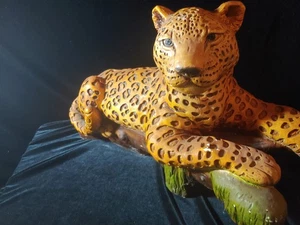 Vintage Keramik Tiger Skulptur groß 29"x12"x12" - Bild 1 von 7